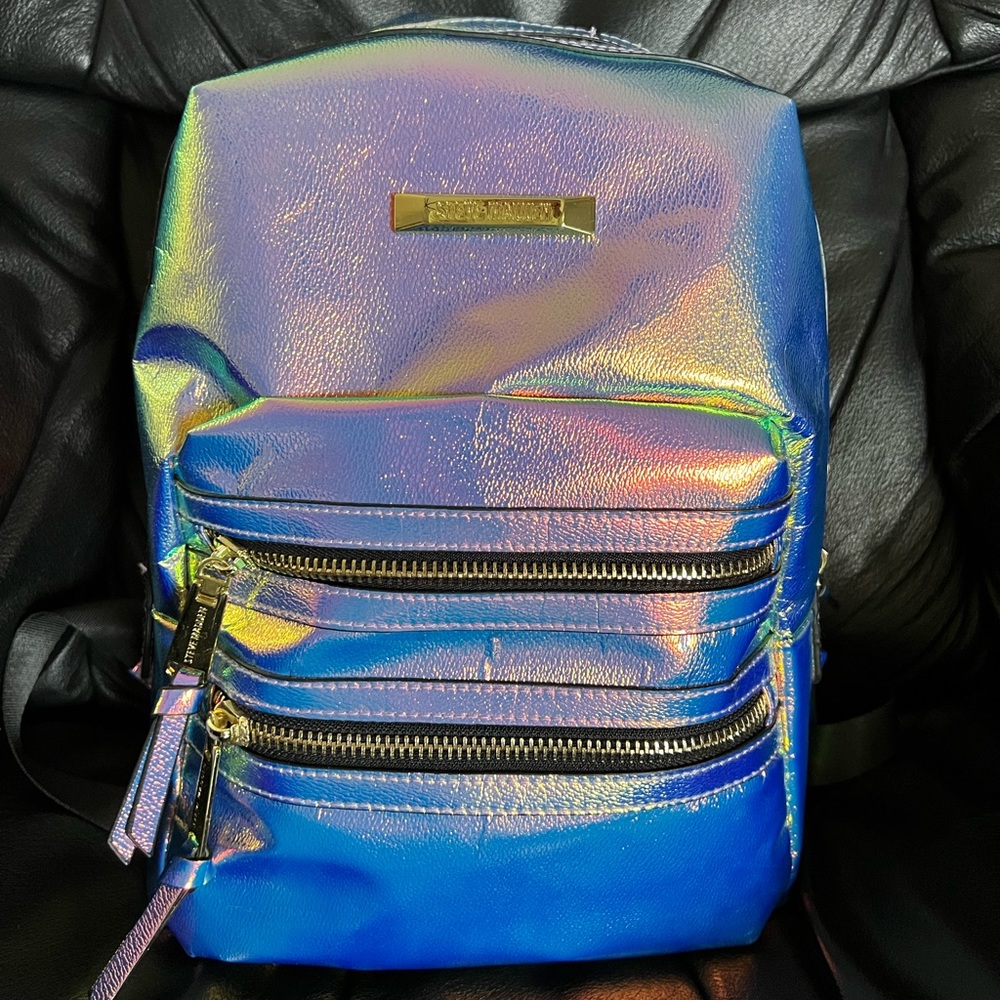 Iridescent Steve Madden Mini Backpack